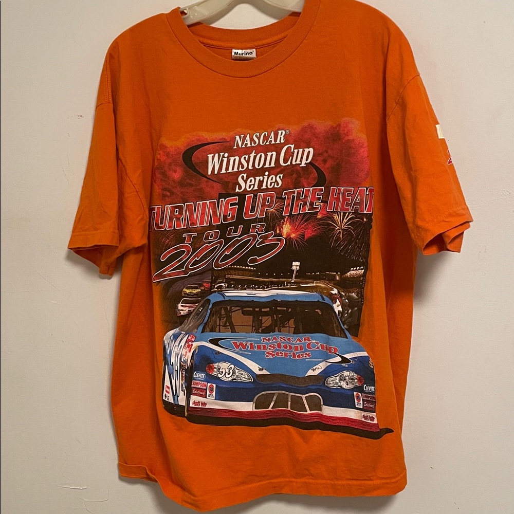 Orange NASCAR Winston Cup Series 2003  vintage T-Shirt